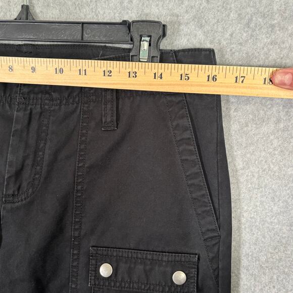 Y2K Gap Cargo Capri Pants 6 Ankle Zipper Snaps Utility Cotton 90s Hiking GORP - Picture 6 of 14